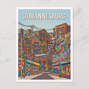 Jeppestown Street Art Johannesburg South Africa Postcard