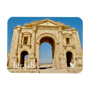 Jerash, Jordan magnet by Velvet Escape