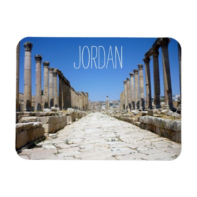 jerash street jordan magnet (Horizontal)