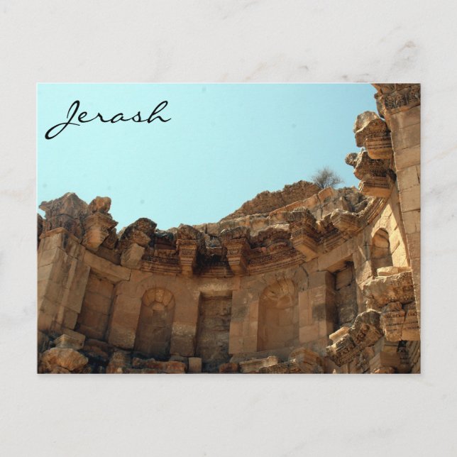 jerash theatre ancient postcard (Front)