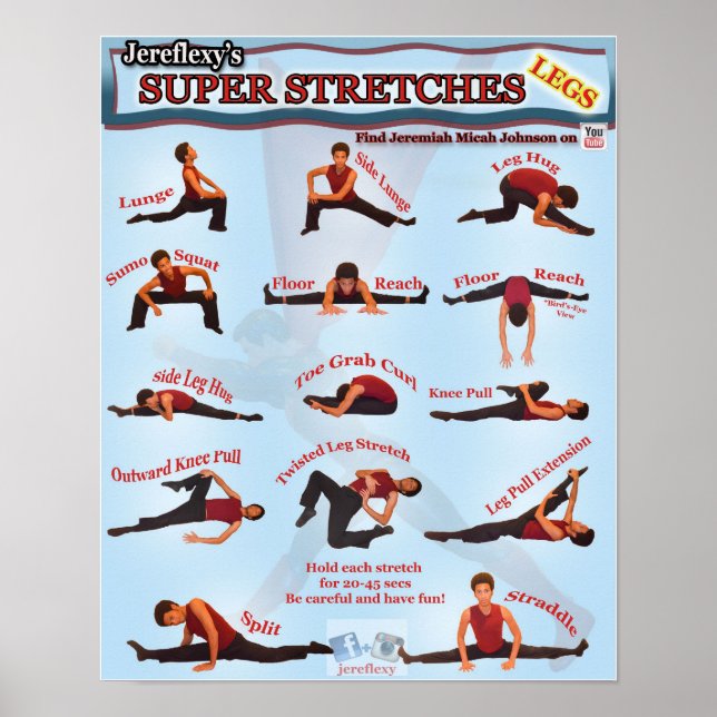 Jereflexy's Super Stretches Poster (Front)