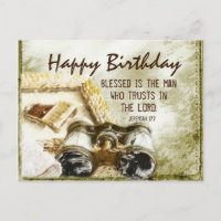Jeremiah 17:7 Blessed is the Man, Birthday