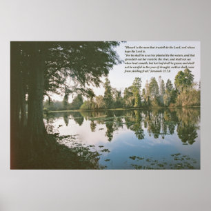 Jeremiah 17 -- horizontal poster