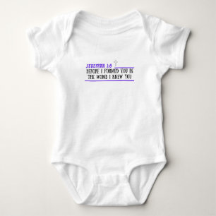 Jeremiah 1:5 Christian Baby Bodysuit One-Piece 