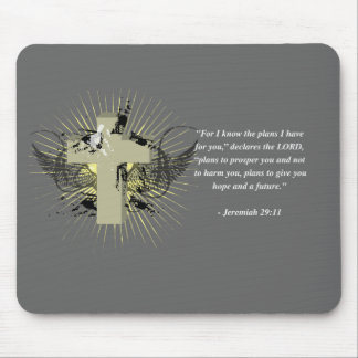 JEREMIAH 29:11 Bible Verse Mouse Pad