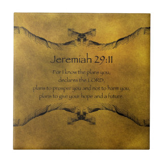 Jeremiah 29:11 ceramic tile