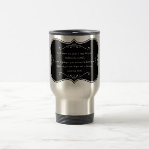 Jeremiah 29:11 Custom Christian Gift Travel Mug