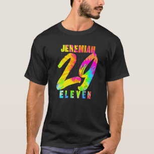 Jeremiah 29 11 Eleven  Christian Bible Verse Quote T-Shirt