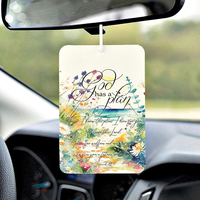 Jeremiah 29:11 God has a plan Car Air Freshener (Creator Uploaded)