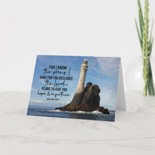 Jeremiah 29:11 I know the plans I have for you  Card