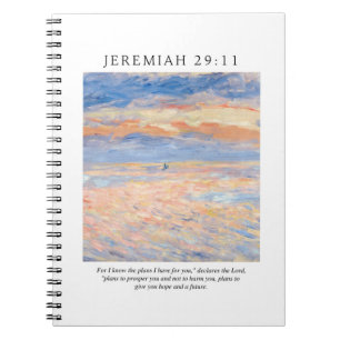 Jeremiah 29:11 I know the plans I have for you Notebook