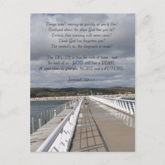Jeremiah 29:11 Inspirational Postcard