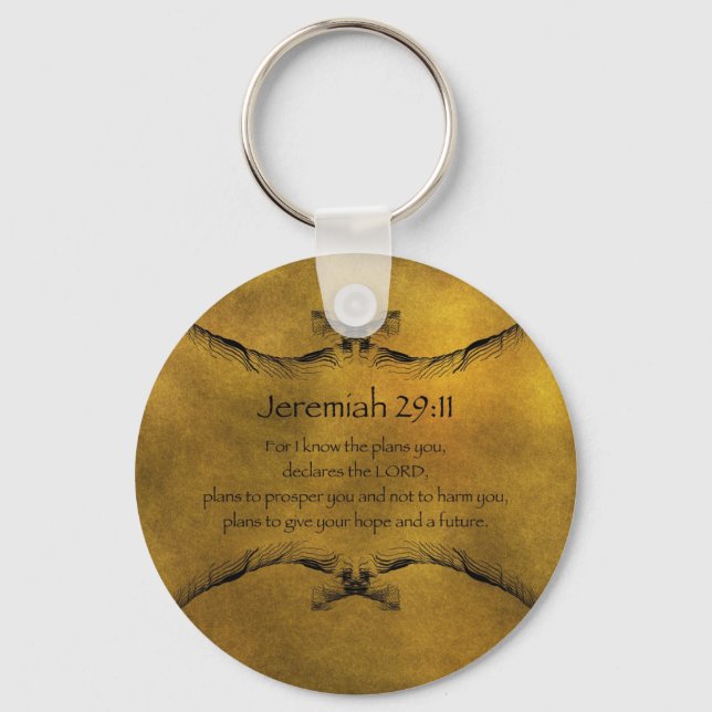 Jeremiah 29:11 key ring (Front)
