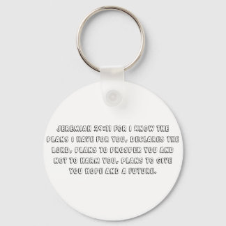 Jeremiah 29:11 key ring