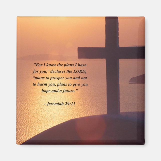 JEREMIAH 29:11 MAGNET (Front)