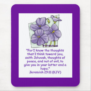 Jeremiah 29:11 mouse pad