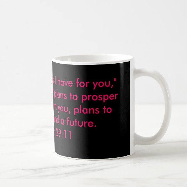 Jeremiah 29:11 Mug (Right)