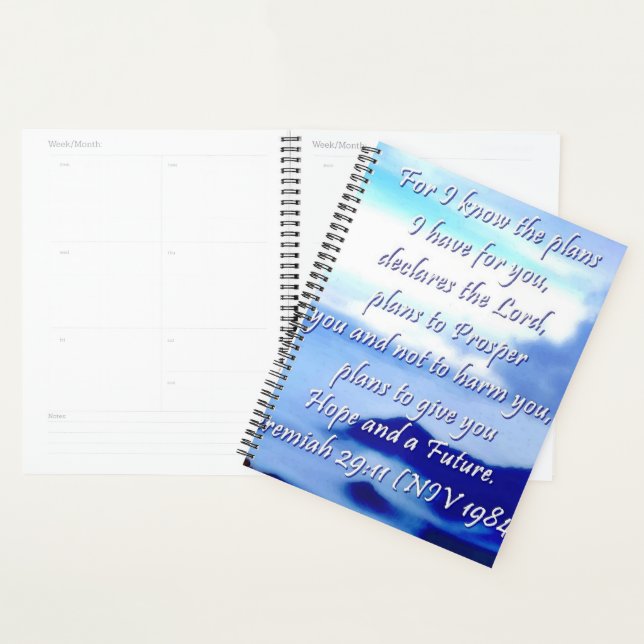 Jeremiah 29:11 planner (Display)