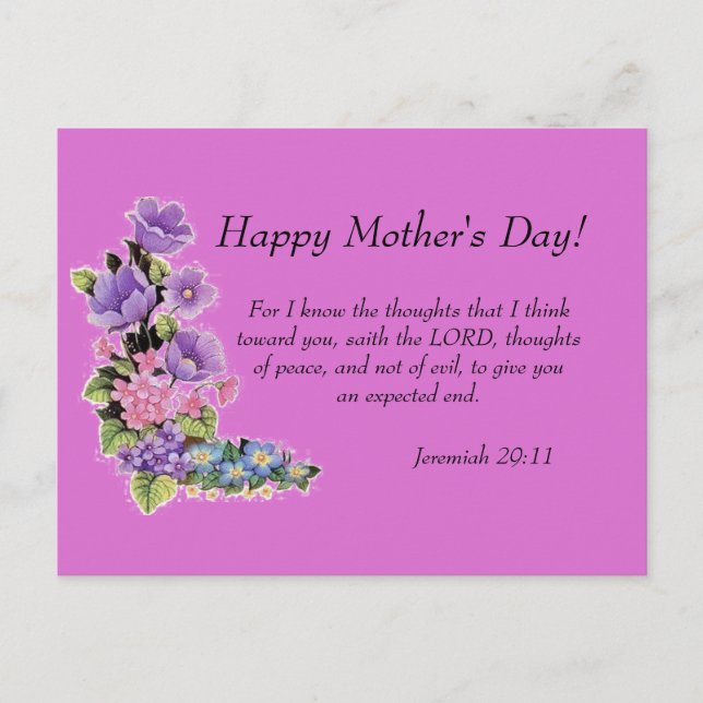 Jeremiah 29:11 postcard (Front)