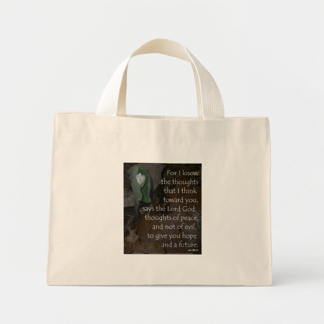 Jeremiah 29:11 Tiny Tote (Front)
