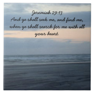 Jeremiah 29:13 Tile