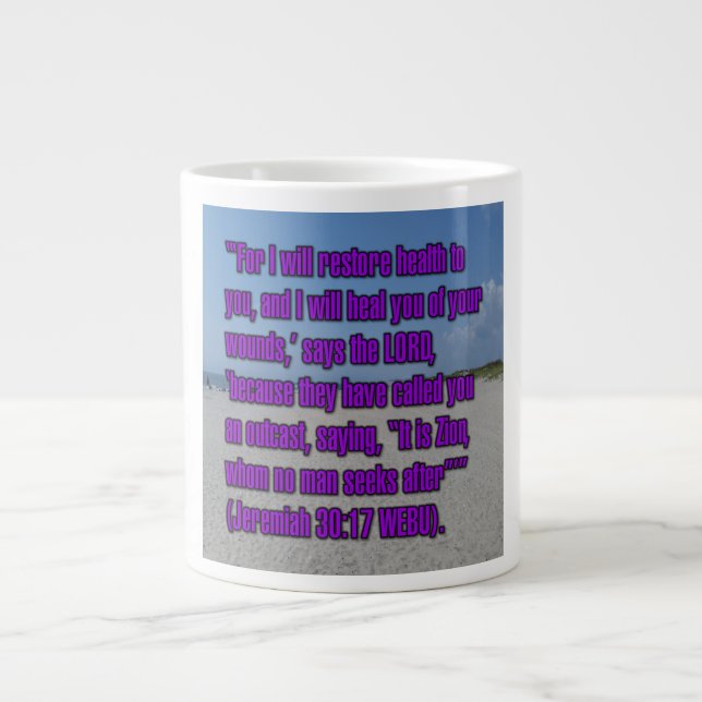 Jeremiah 30:17 WEBU Mug (Front)