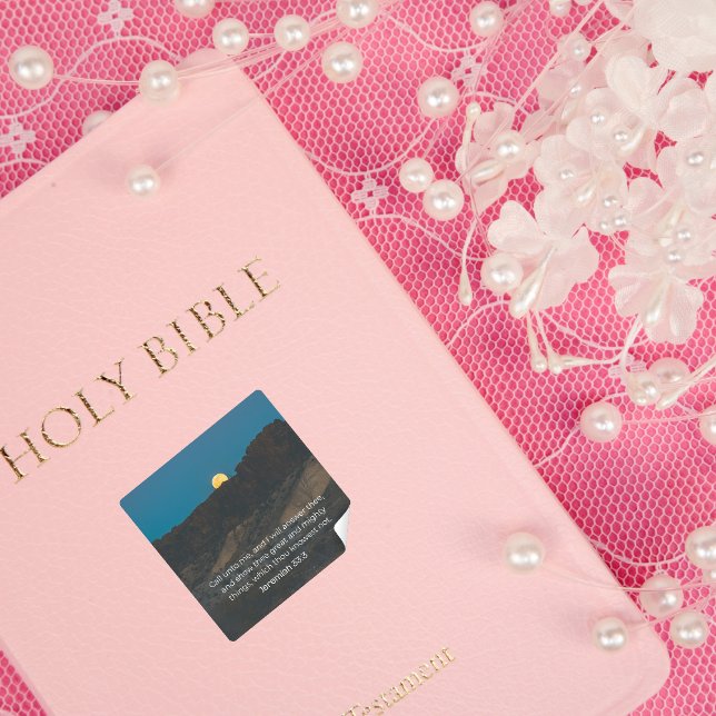 Jeremiah 33:3 KJV Sticker – Call Unto Me  (Creator Uploaded)