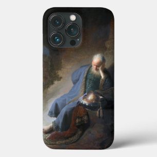 Jeremiah Lamenting on Fall of Jerusalem, Rembrandt iPhone 13 Pro Case