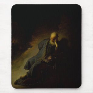 Jeremiah Lamenting The Destruction Of Jerusalem Mouse Pad