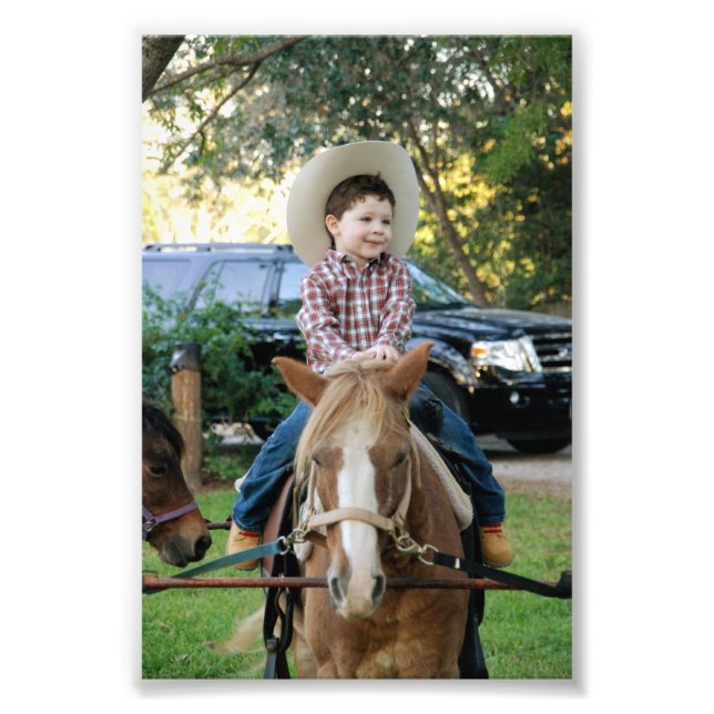 Jeremiah's 3rd Bday Photo Print (Front)