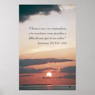Jeremias 33:3 poster