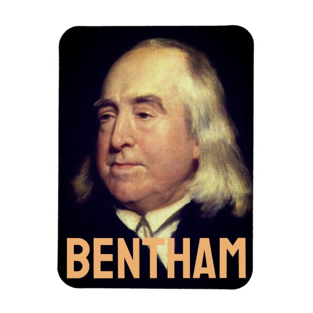 Jeremy Bentham Magnet (Vertical)