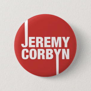 Jeremy Corbyn Button Badge Labour Party Leader