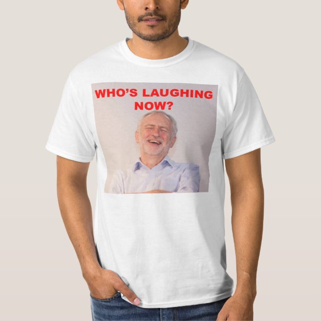 Jeremy Corbyn Laughing T-Shirt (Front)