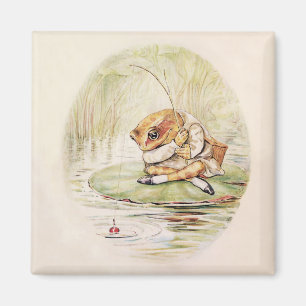 “Jeremy Fisher on a Lilypad” by Beatrix Potter Magnet