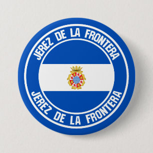 Jerez de la Frontera Round Emblem 7.5 Cm Round Badge