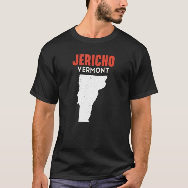 Jericho Vermont USA State America Travel Vermonter T-Shirt (Front)