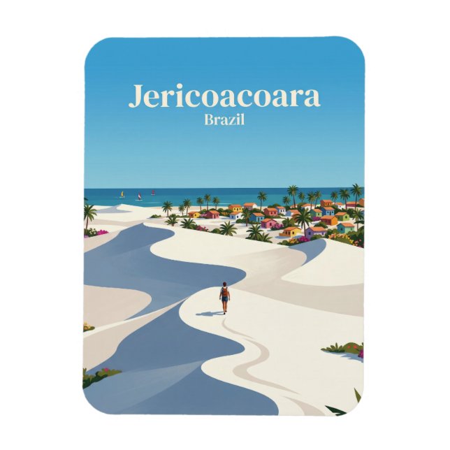 Jericoacoara Brazil Magnet (Vertical)