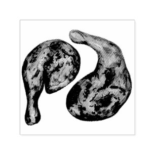 Jerk Chicken Caribbean West Indian Jamaican Food Self-inking Stamp