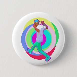 JERK DANCE logo 6 Cm Round Badge