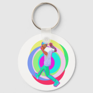 JERK DANCE logo Key Ring