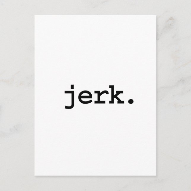 jerk. postcard (Front)