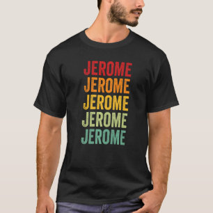 Jerome County Idaho Rainbow Text T-Shirt
