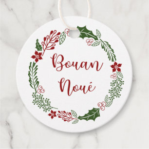 Jèrriais, Jersey Norman Merry Christmas, Custom Favour Tags