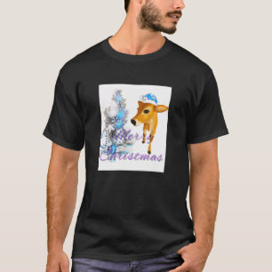 Jerrseey  c o w w ish in g yo u a m e rrry  ch rri T-Shirt