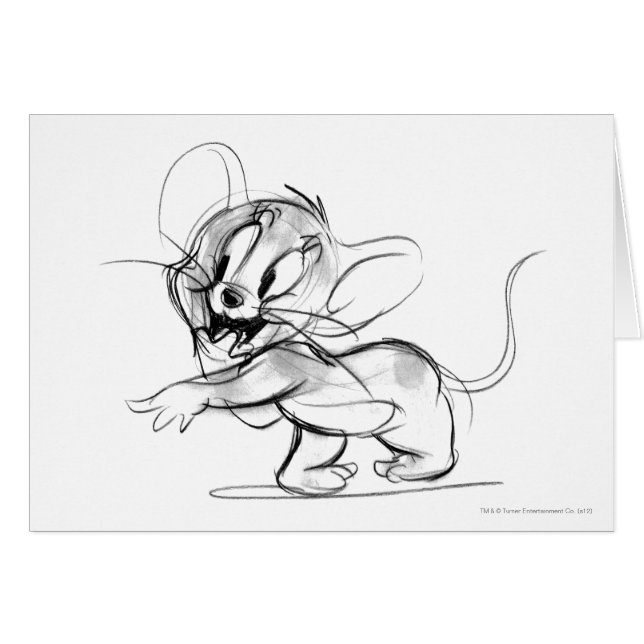 Jerry Bashful Sketch (Front Horizontal)