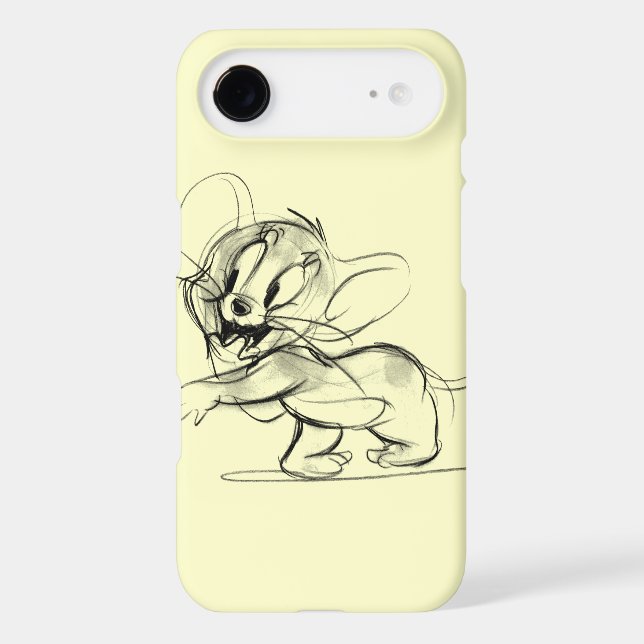 Jerry Bashful Sketch Case-Mate iPhone Case (Back)