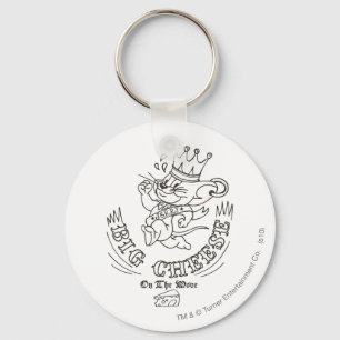 Jerry Big Cheese On The Moon 1 Key Ring