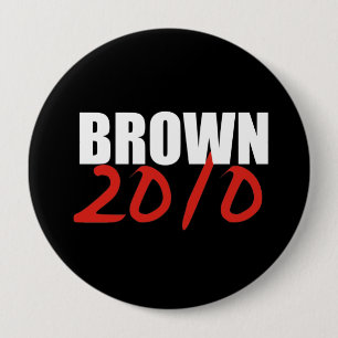 JERRY BROWN Election Gear 10 Cm Round Badge