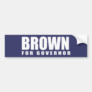 JERRY BROWN Election Gear Bumper Sticker